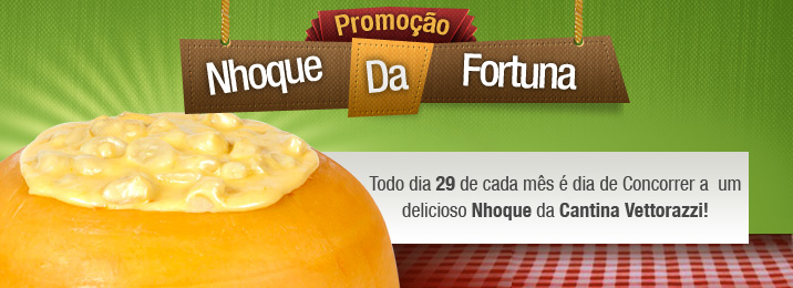 Promoção - Nhoque da Fortuna